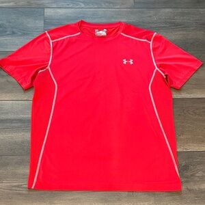 Under Armour Men’s Red Short Sleeve Athletic Tee
